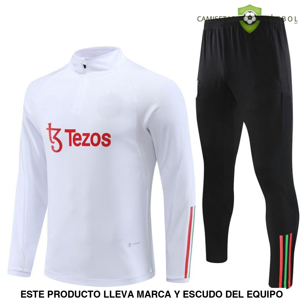 Chandal Manchester United 23-24 Media Cremallera Modelo 2 Ropa Deportiva