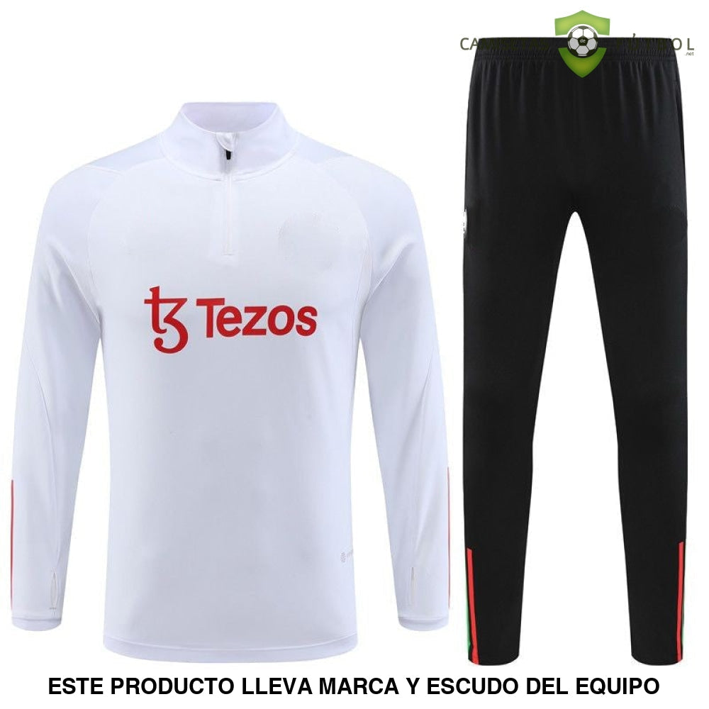 Chandal Manchester United 23-24 Media Cremallera Modelo 2 Ropa Deportiva