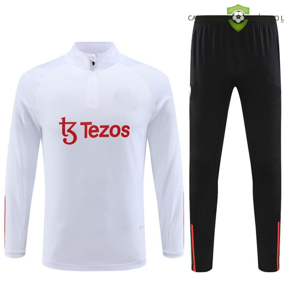 Chandal Manchester United 23-24 Media Cremallera Modelo 2 Ropa Deportiva