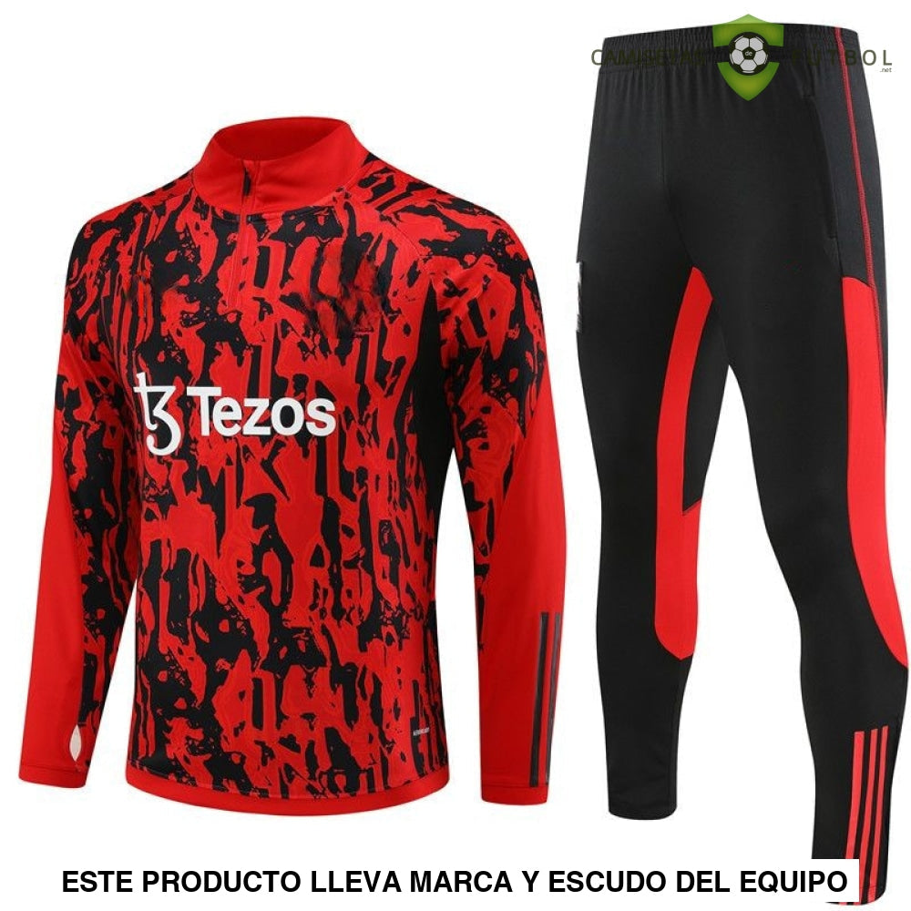 Chandal Manchester United 23-24 Media Cremallera Modelo 5 Ropa Deportiva