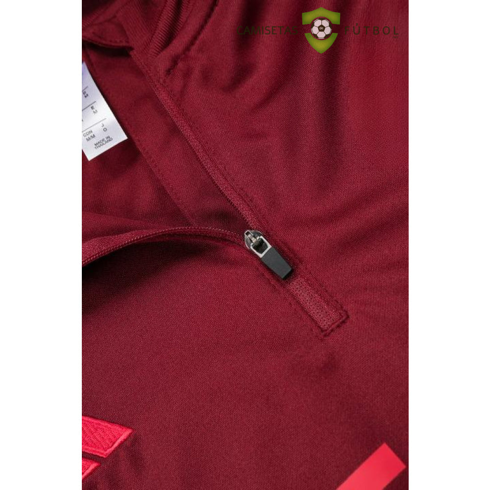 Chandal Manchester United 23 - 24 Media Cremallera Modelo 9 Ropa Deportiva
