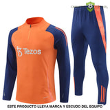 Tuta calcio Manchester United 24-25 mezza zip Modello 2 abbigliamento sportivo