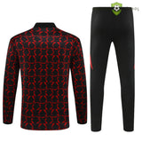 Tuta calcio Manchester United 24-25 mezza zip Modello 3 abbigliamento sportivo