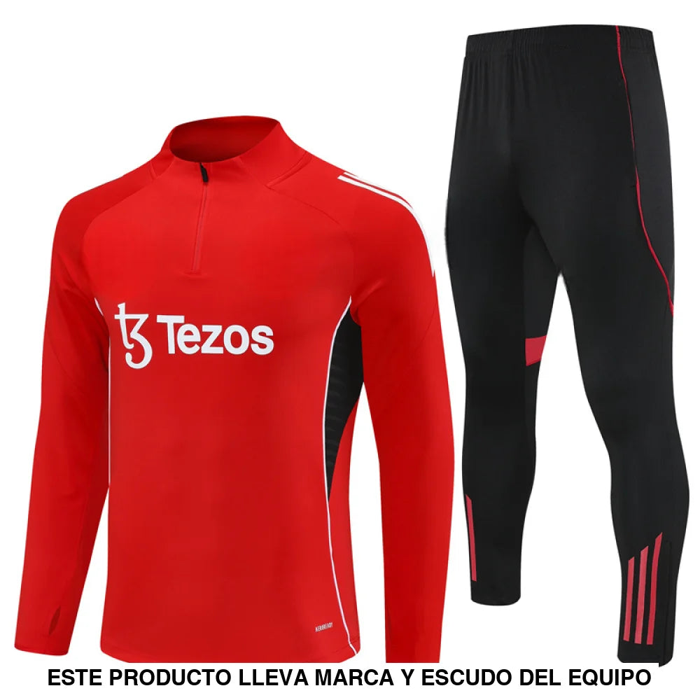 Chandal Manchester United 25-26 media cremallera Modelo 2 Chandal Media Cremallera