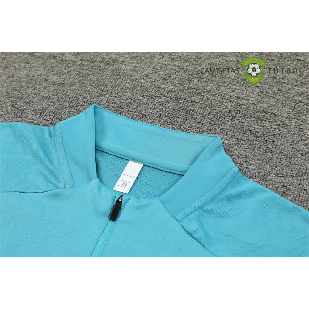 Tuta calcio Marseille 24-25 mezza zip Modello 3 abbigliamento sportivo