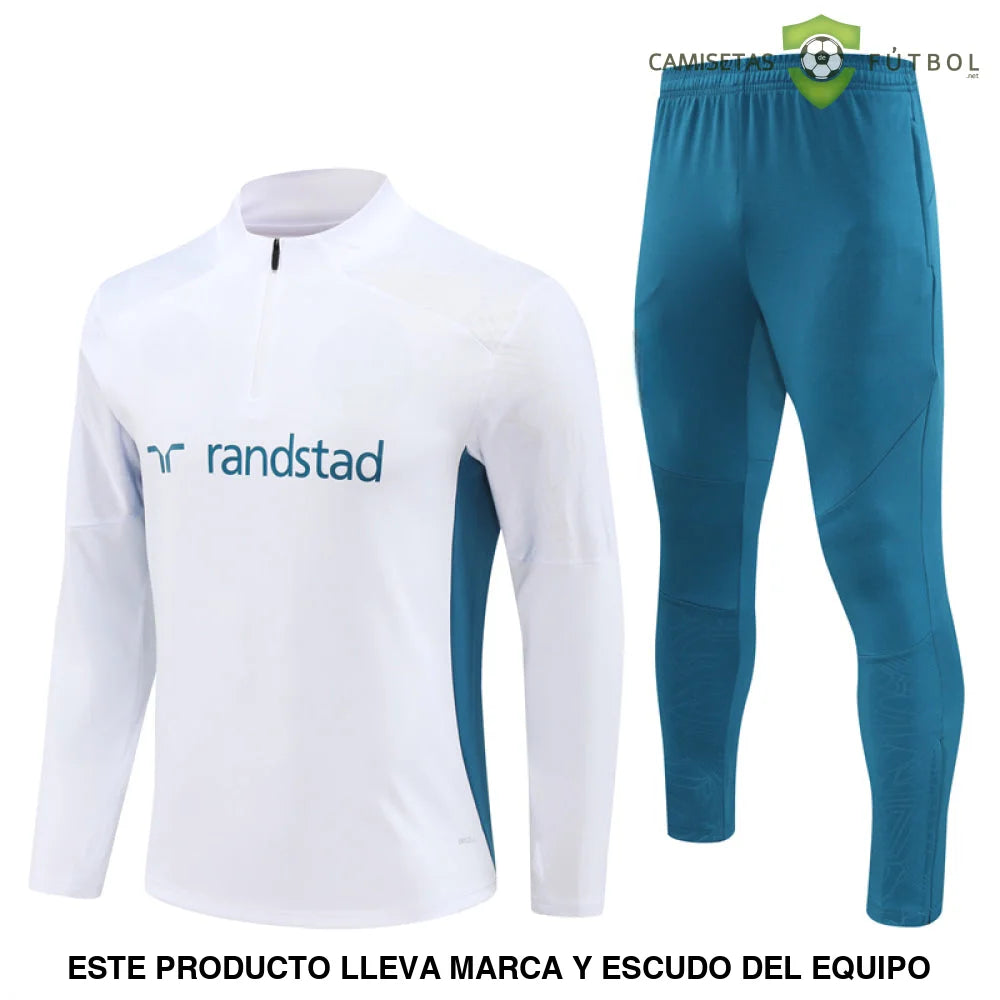Tuta calcio Marseille 24-25 mezza zip Modello 6 abbigliamento sportivo