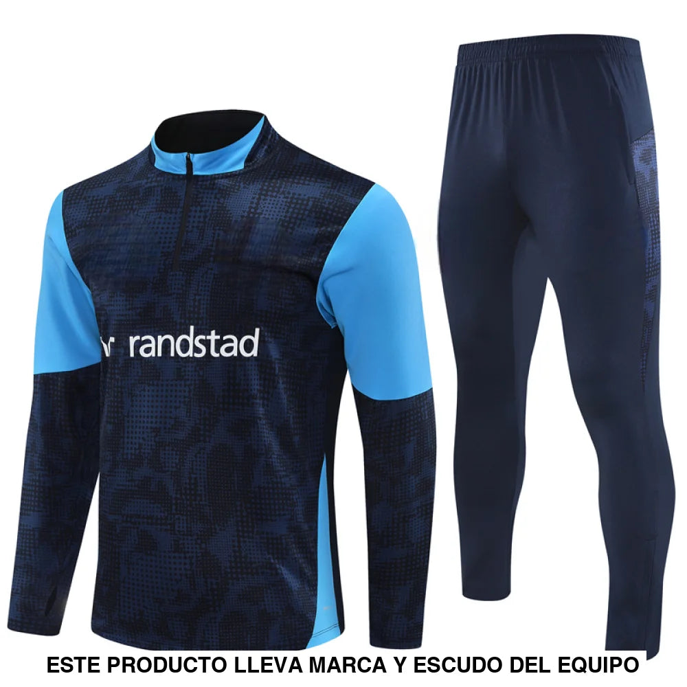 Chandal Marseille 25-26 media cremallera Modelo 1 Chandal Media Cremallera