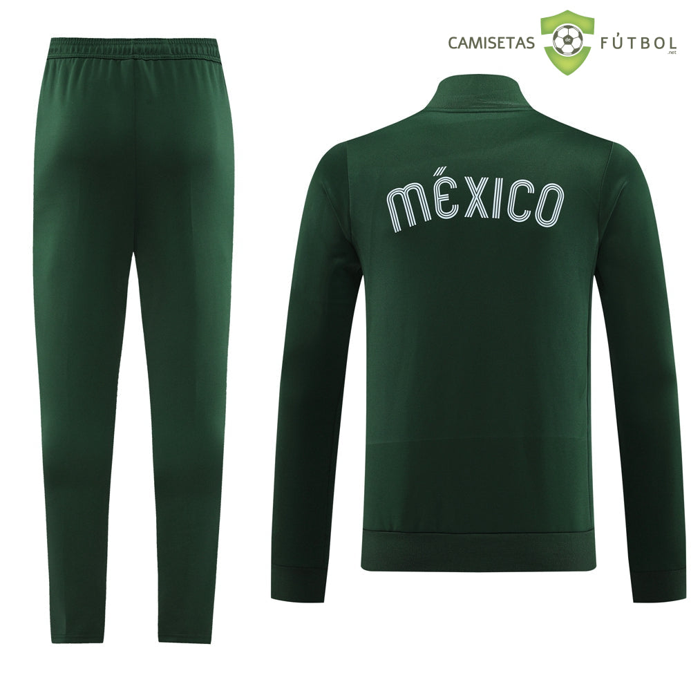 Chandal Mexico 24-25 Cremallera Completa Modelo 3 Ropa Deportiva