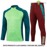 Tuta calcio Messico 24-25 mezza zip Modello 1 abbigliamento sportivo