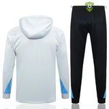 Tuta calcio PSG 24-25 mezza zip con cappuccio Modello 2 abbigliamento sportivo