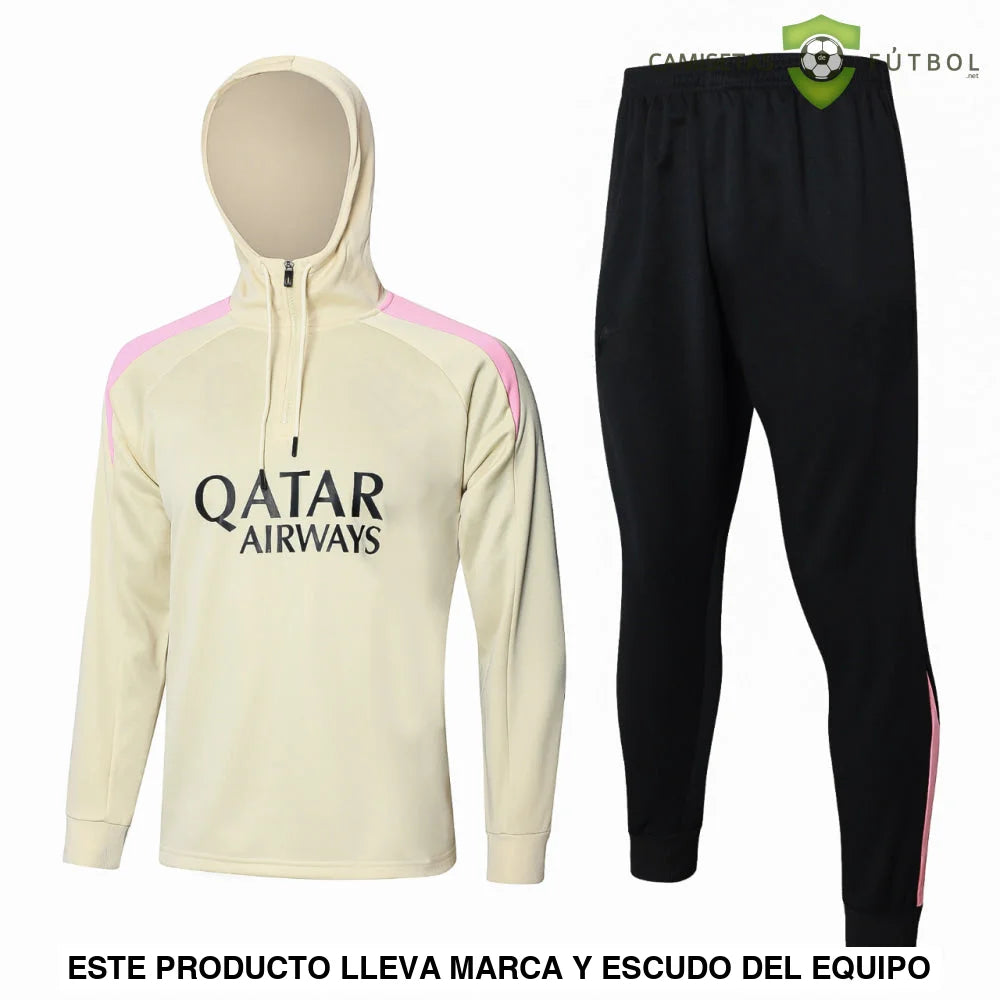 Chandal Psg 24-25 Media Cremallera Con Capucha Modelo 3 Ropa Deportiva