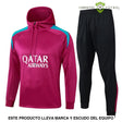 Tuta calcio PSG 24-25 mezza zip con cappuccio Modello 4 abbigliamento sportivo