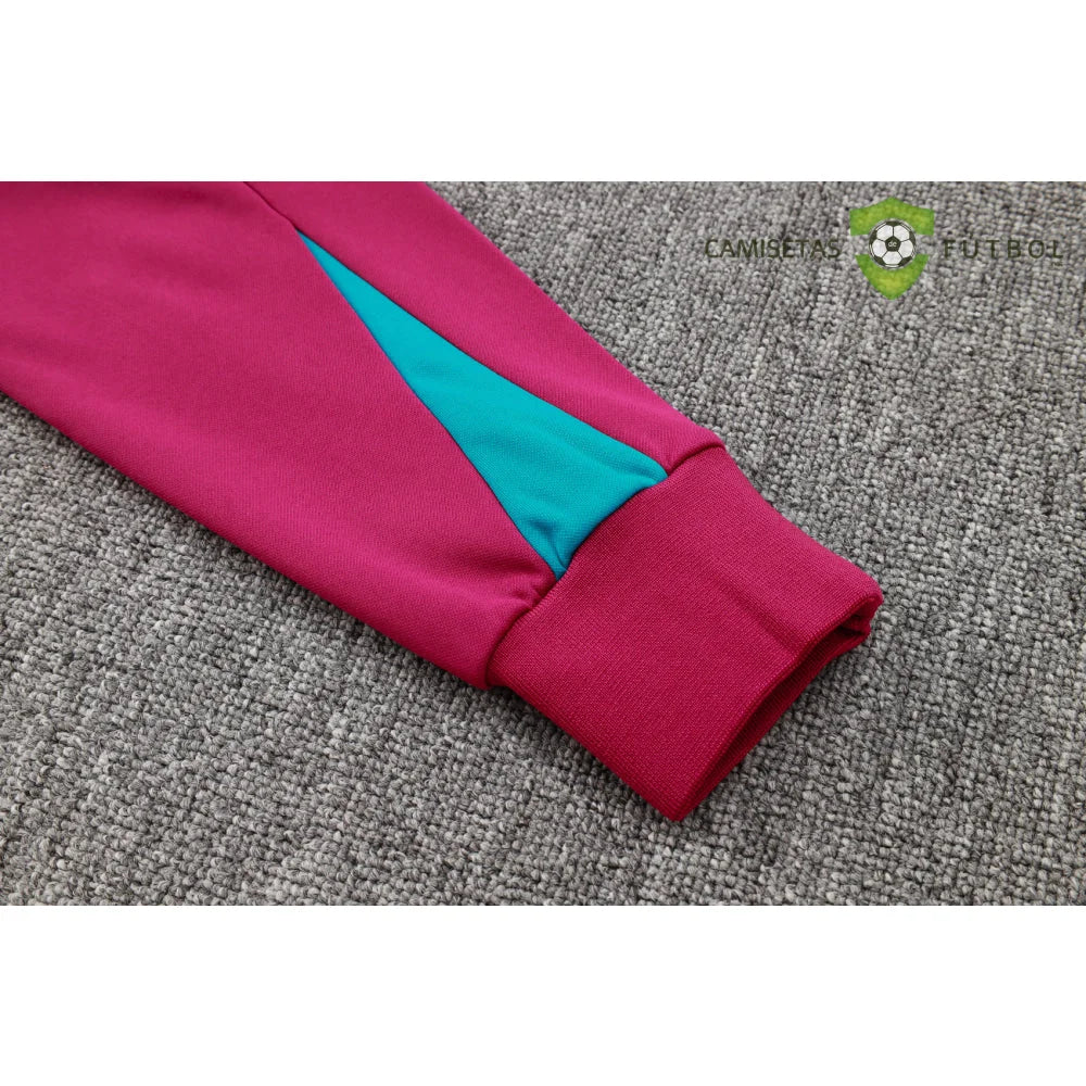 Tuta calcio PSG 24-25 mezza zip con cappuccio Modello 4 abbigliamento sportivo