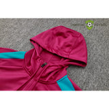 Tuta calcio PSG 24-25 mezza zip con cappuccio Modello 4 abbigliamento sportivo