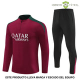 Tuta calcio PSG 24-25 mezza zip Modello 14 abbigliamento sportivo