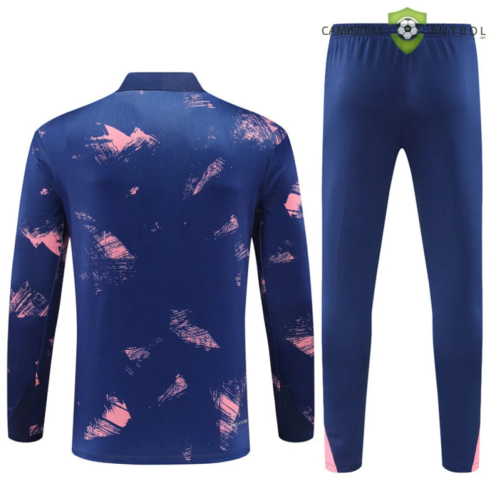 Tuta calcio PSG 24-25 mezza zip Modello 2 abbigliamento sportivo