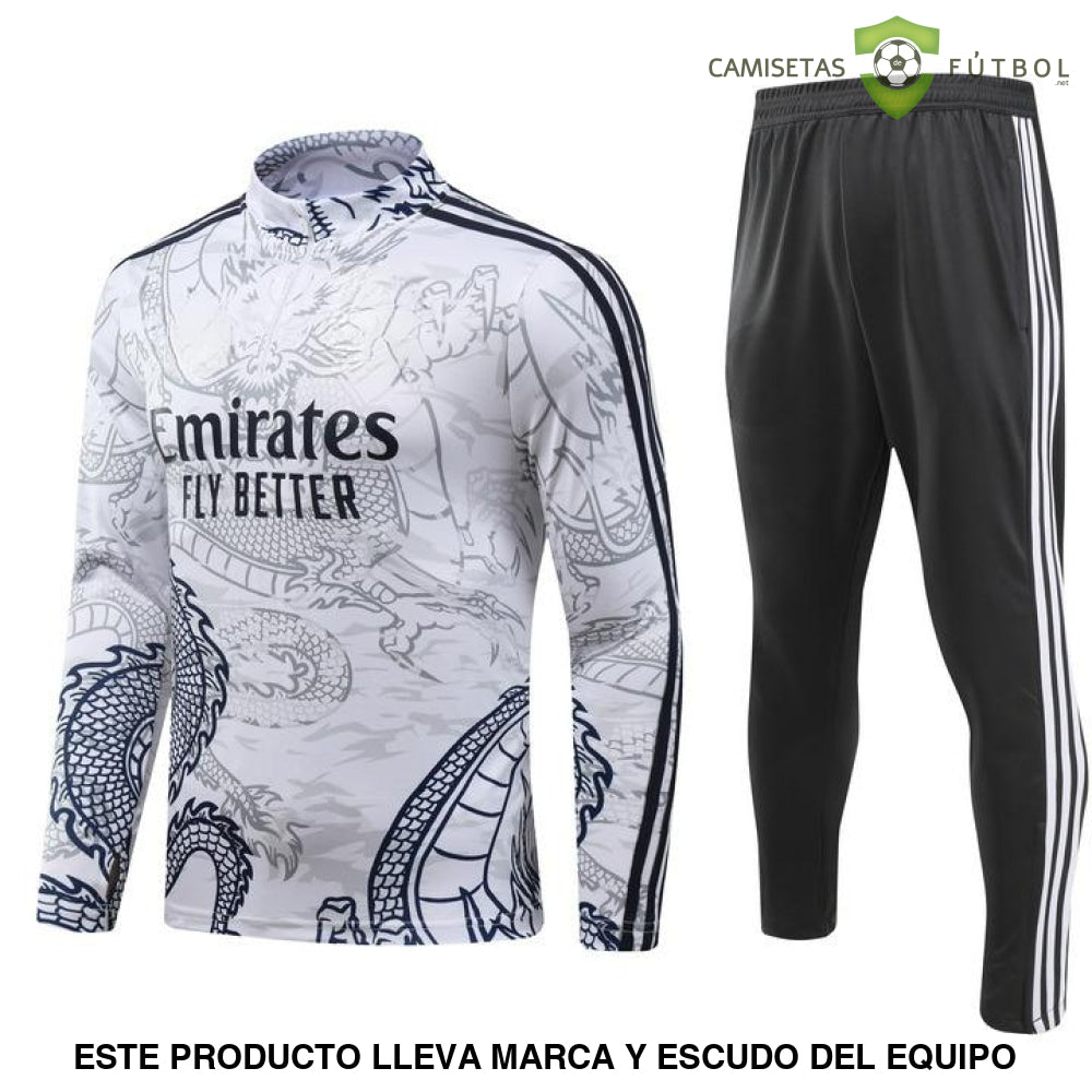 Chandal R.m. 23 - 24 Media Cremallera Modelo 10 Ropa Deportiva