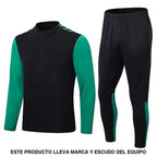 Chandal Real Betis 24-25 media cremallera Modelo 1 Chandal Media Cremallera