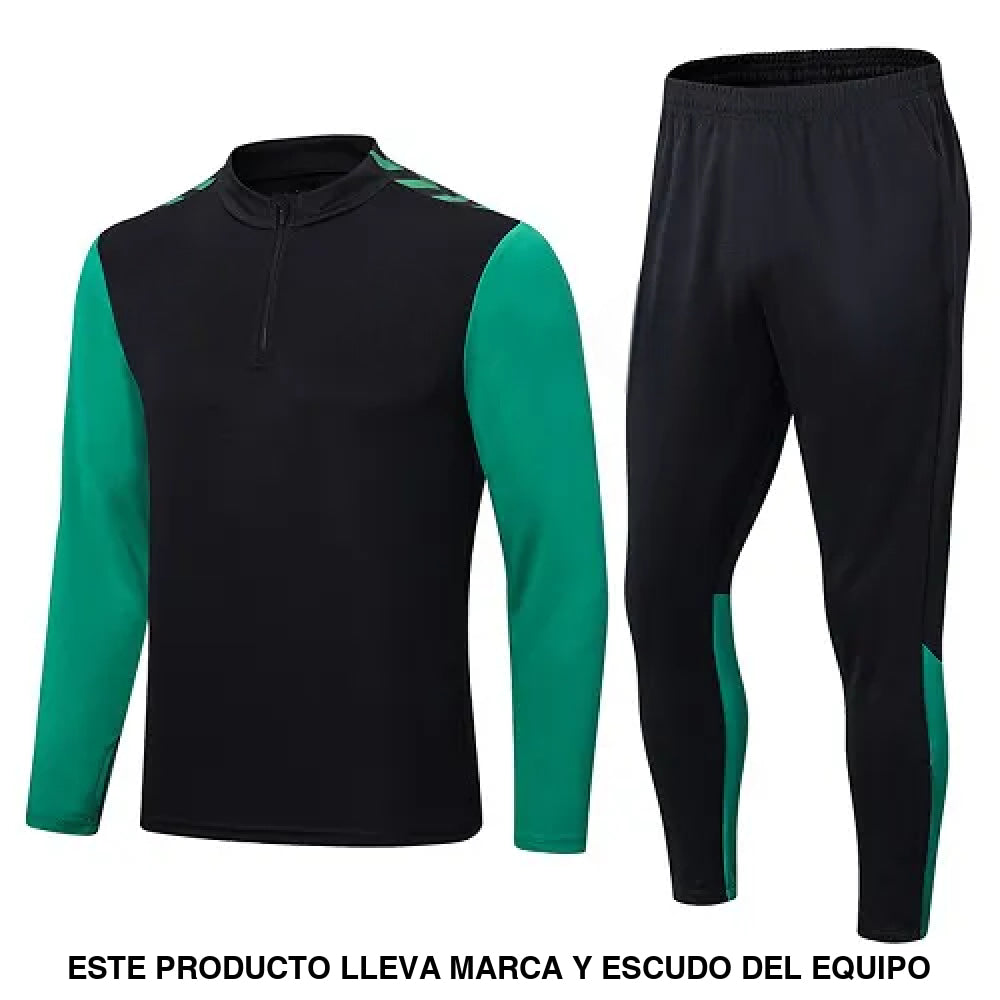 Chandal Real Betis 24-25 media cremallera Modelo 1 Chandal Media Cremallera