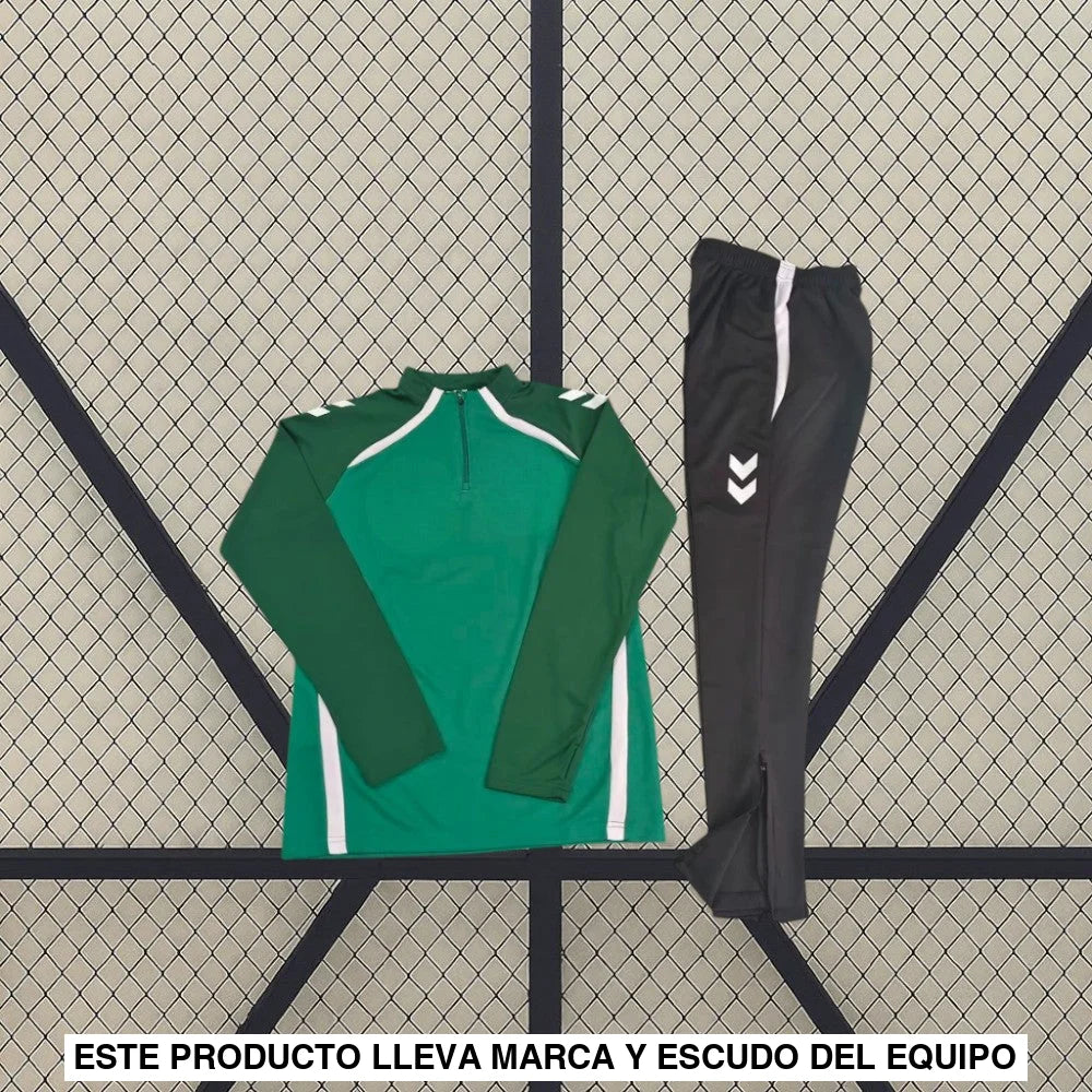 Chandal Real Betis 25-26 media cremallera Modelo 1 Chandal Media Cremallera