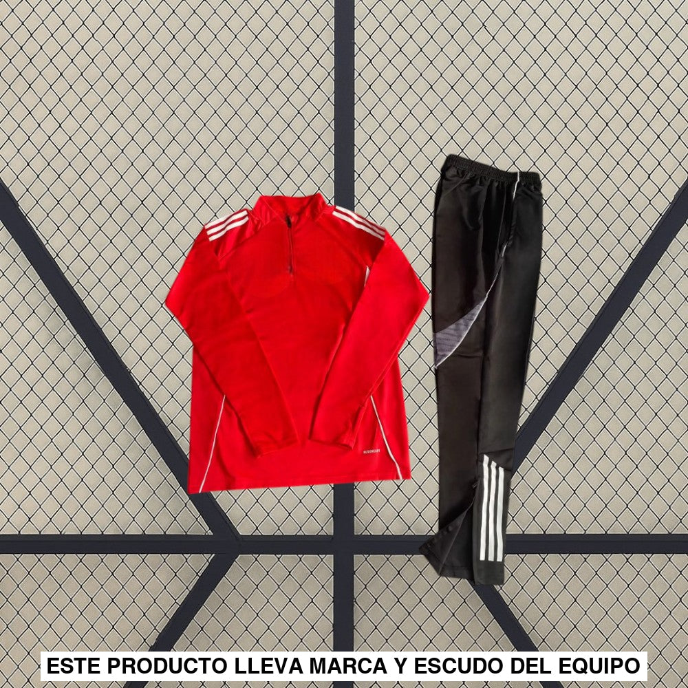 Chandal Sevilla 25-26 media cremallera Modelo 1 Chandal Media Cremallera