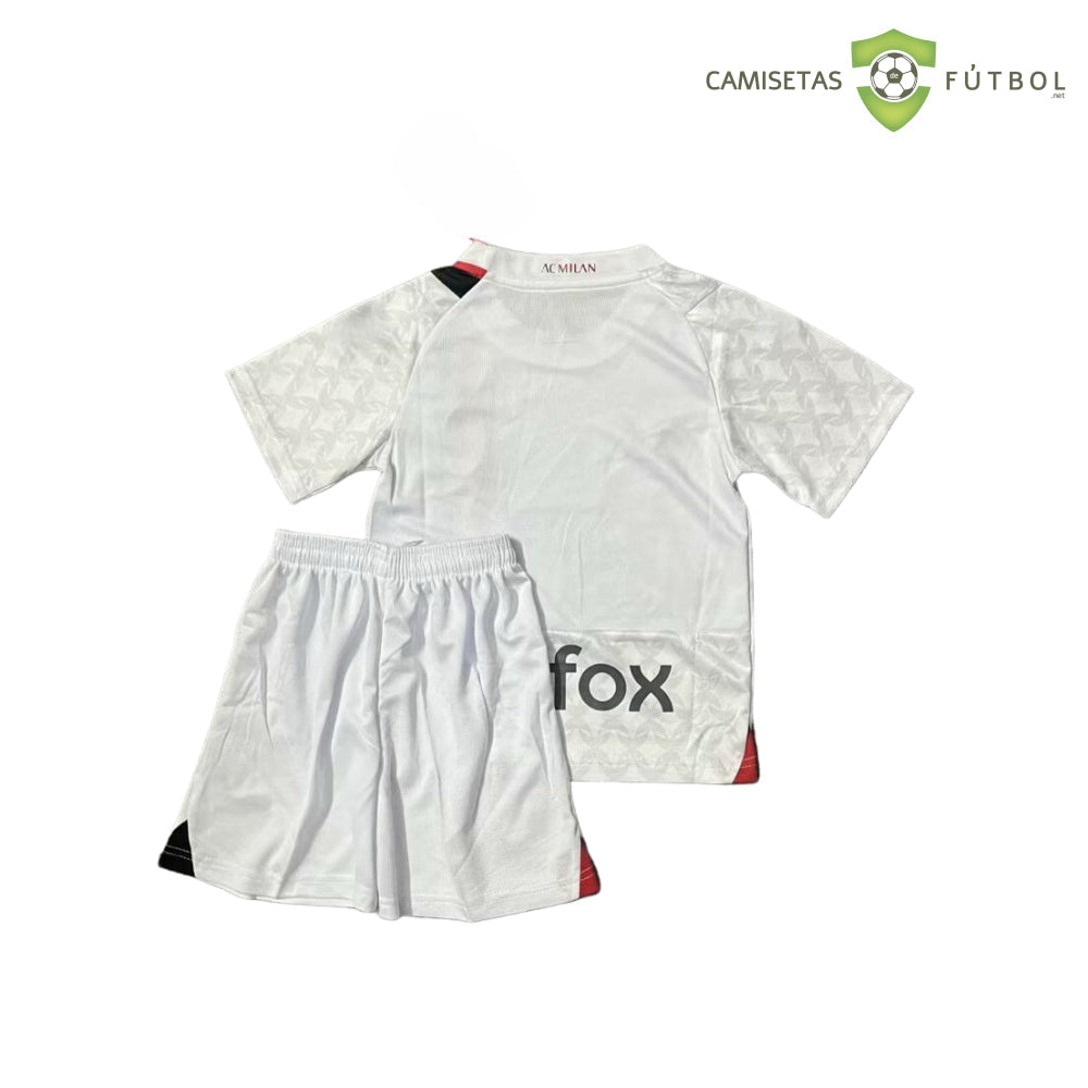 Kit Infantil Ac Milan 23-24 Visitante Parche Especial