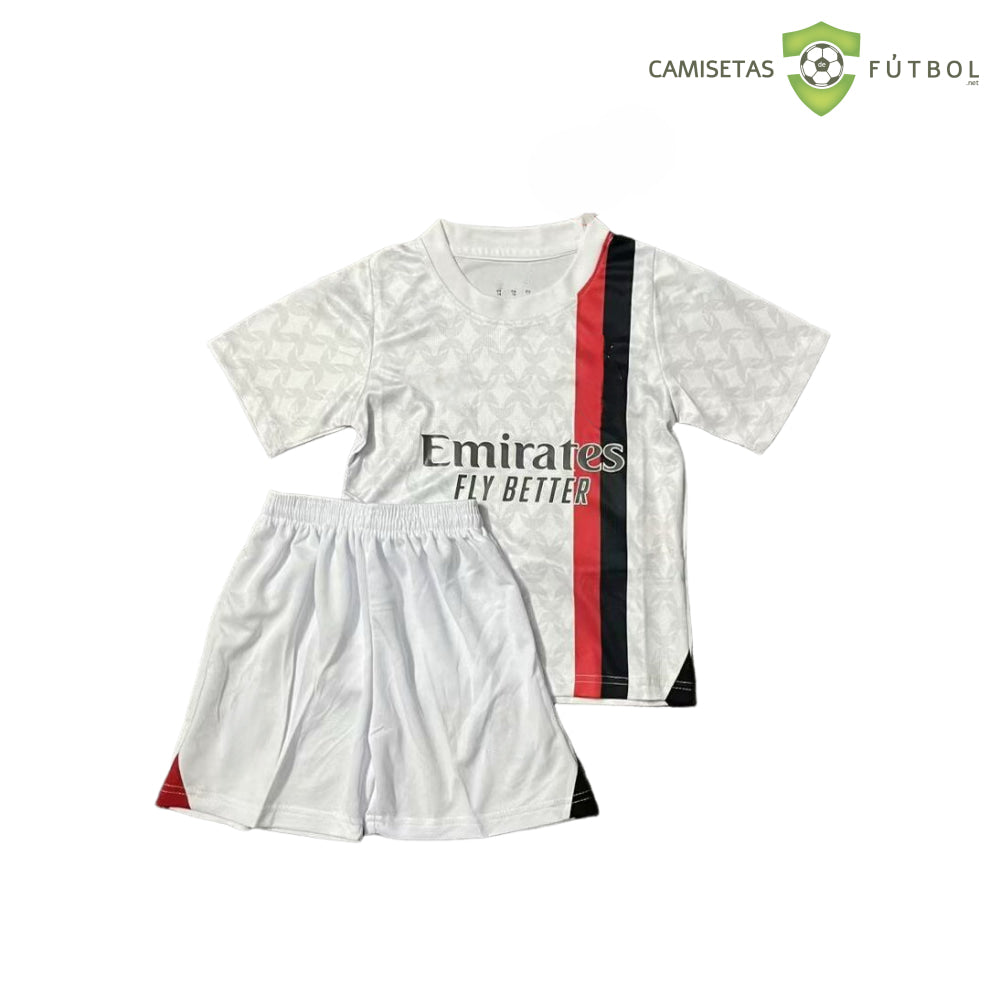 Kit Infantil Ac Milan 23-24 Visitante Parche Especial