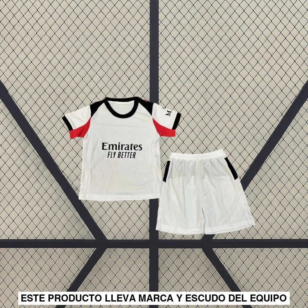 Equipación AC Milan 25-26 Visitante Niño Equipación Niño