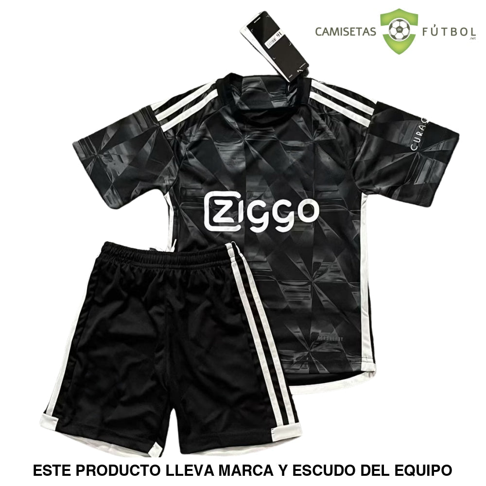 Kit Infantil Ajax 23-24 3ª Equipacion Parche Especial