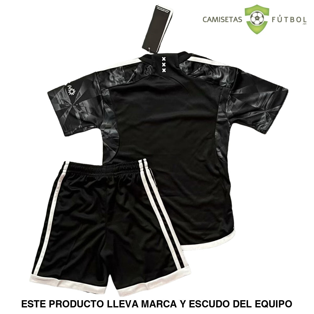 Kit Infantil Ajax 23-24 3ª Equipacion Parche Especial