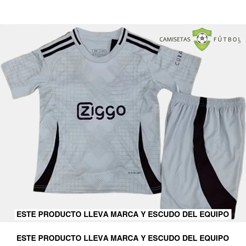 Equipación Ajax 24-25 3ª Equipacion Niño Parche Especial