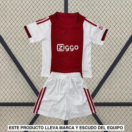 Equipación Ajax 25 26 Local Niño Equipación Niño