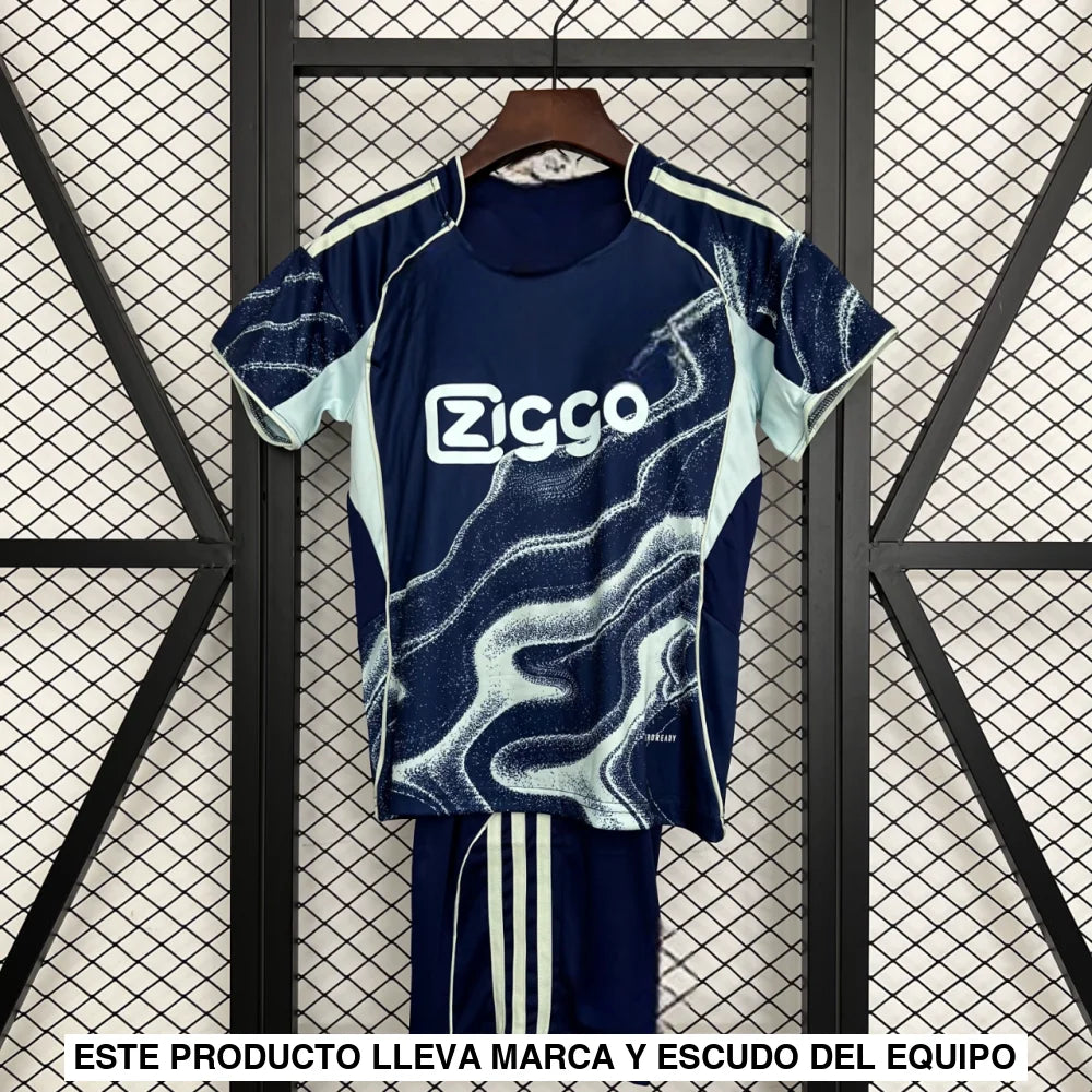 Equipación Ajax 25-26 Visitante Niño Equipación Niño