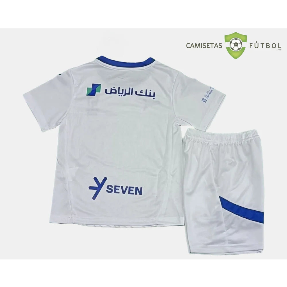 Equipación Al-Hilal 24-25 Local Niño Personalizado