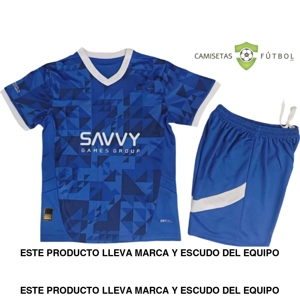 Equipación Al-Hilal 24-25 Visitante Niño Personalizado