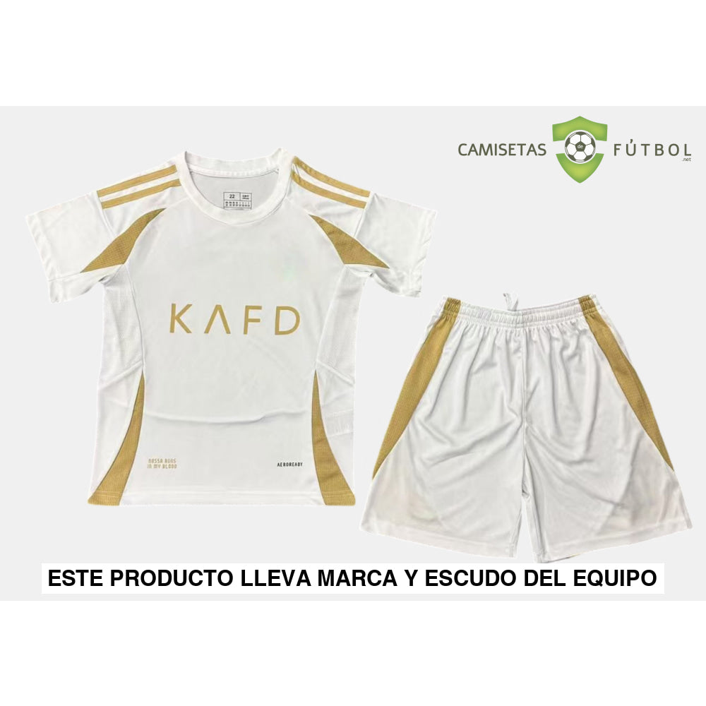 Equipación Al-Nassr 24-25 3ª Equipacion Niño Personalizado
