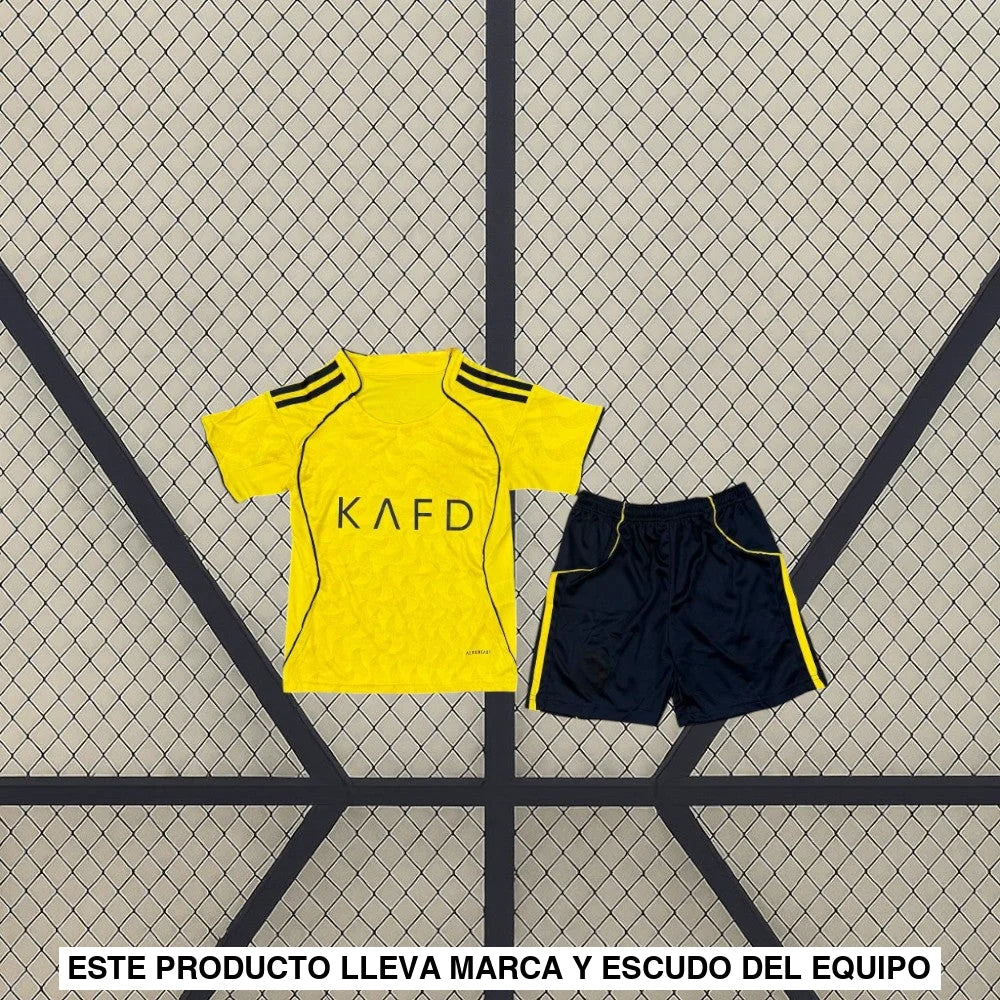 Equipación Al-Nassr 25-26 Local Niño Equipación Niño