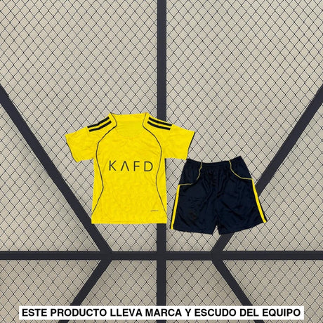 Equipación Al-Nassr 25-26 Local Niño Equipación Niño