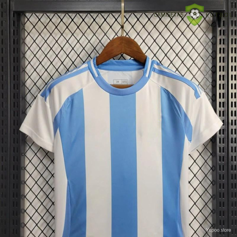 Equipación Argentina 24-25 Local Niño Personalizado