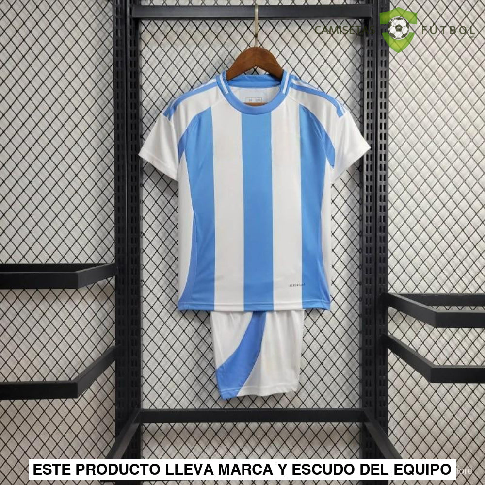 Equipación Argentina 24-25 Local Niño Personalizado