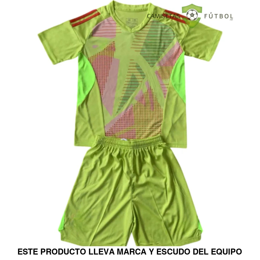 Equipación Argentina 24-25 Portero Verde Niño Personalizado