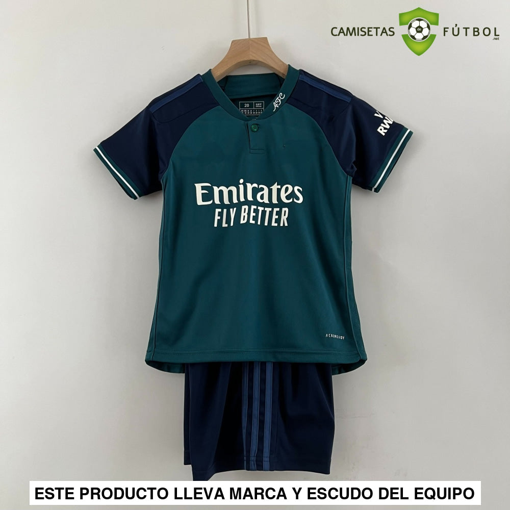 Equipación Arsenal 23-24 3ª Equipacion Niño Personalizado