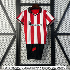 Equipación Athletic de Bilbao 25 26 Local Niño Equipación Niño
