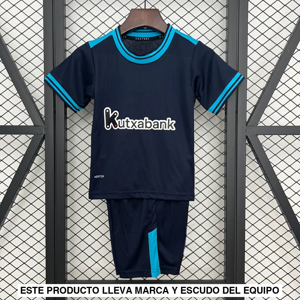 Equipación Athletic de Bilbao 25 26 Visitante Niño Equipación Niño