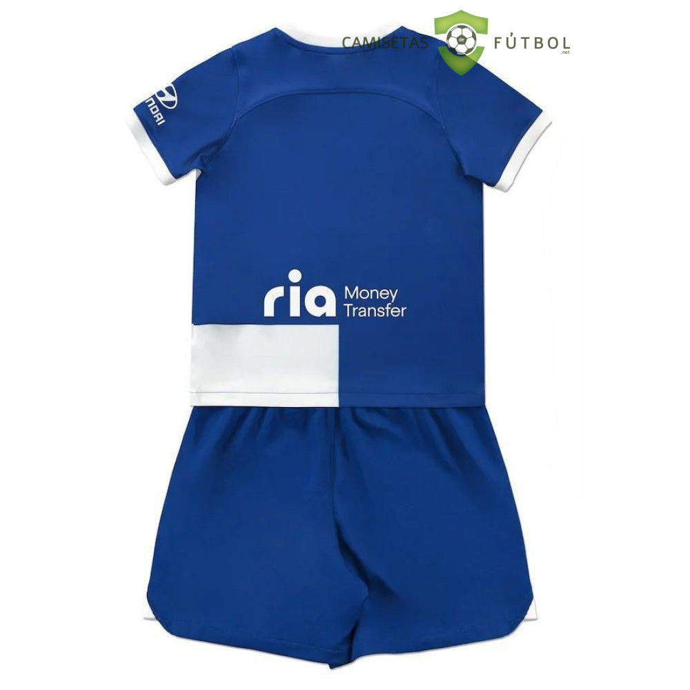 Kit Infantil Atlético De Madrid 23-24 Visitante Personalizado