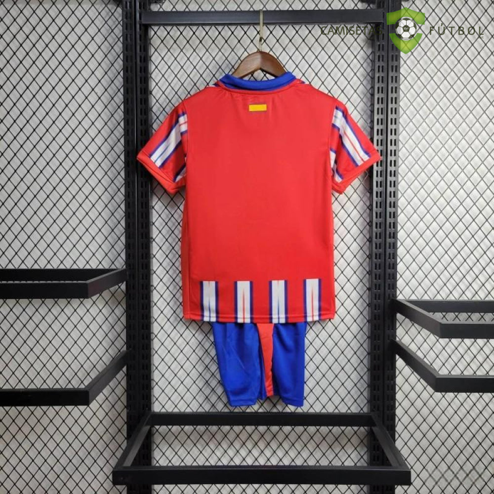 Equipación Atlético De Madrid 24-25 Local Niño Personalizado