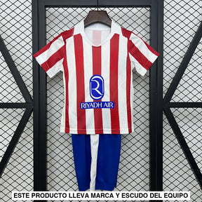 Equipación Atlético de Madrid 25-26 Local Niño Equipación Niño