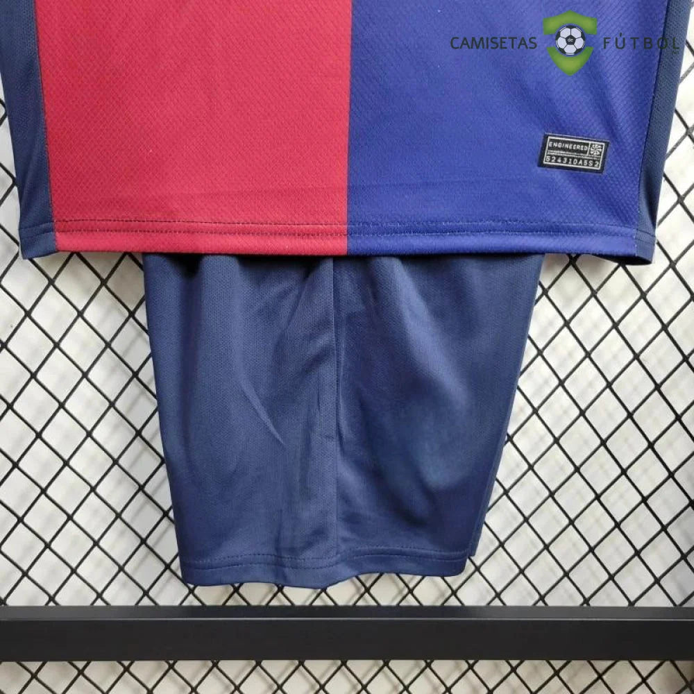 Equipación Barcelona 24-25 Local Niño Parche Especial