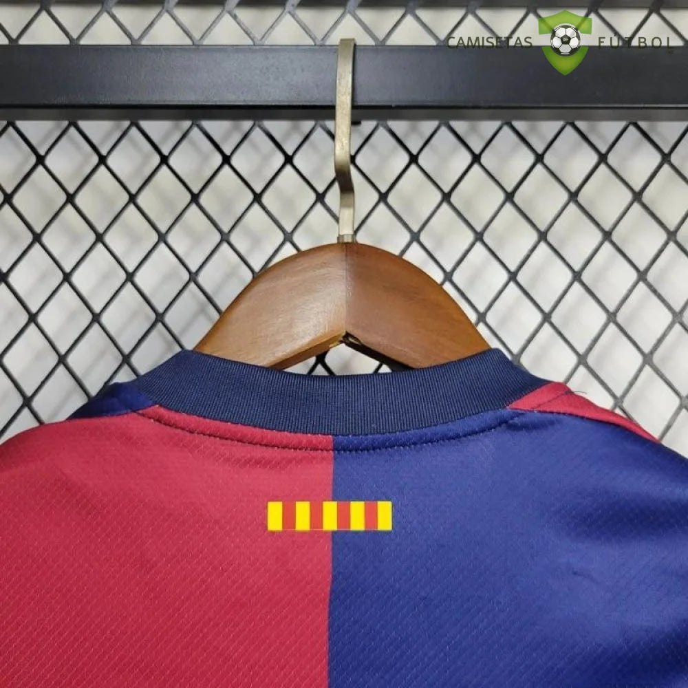 Equipación Barcelona 24-25 Local Niño Parche Especial
