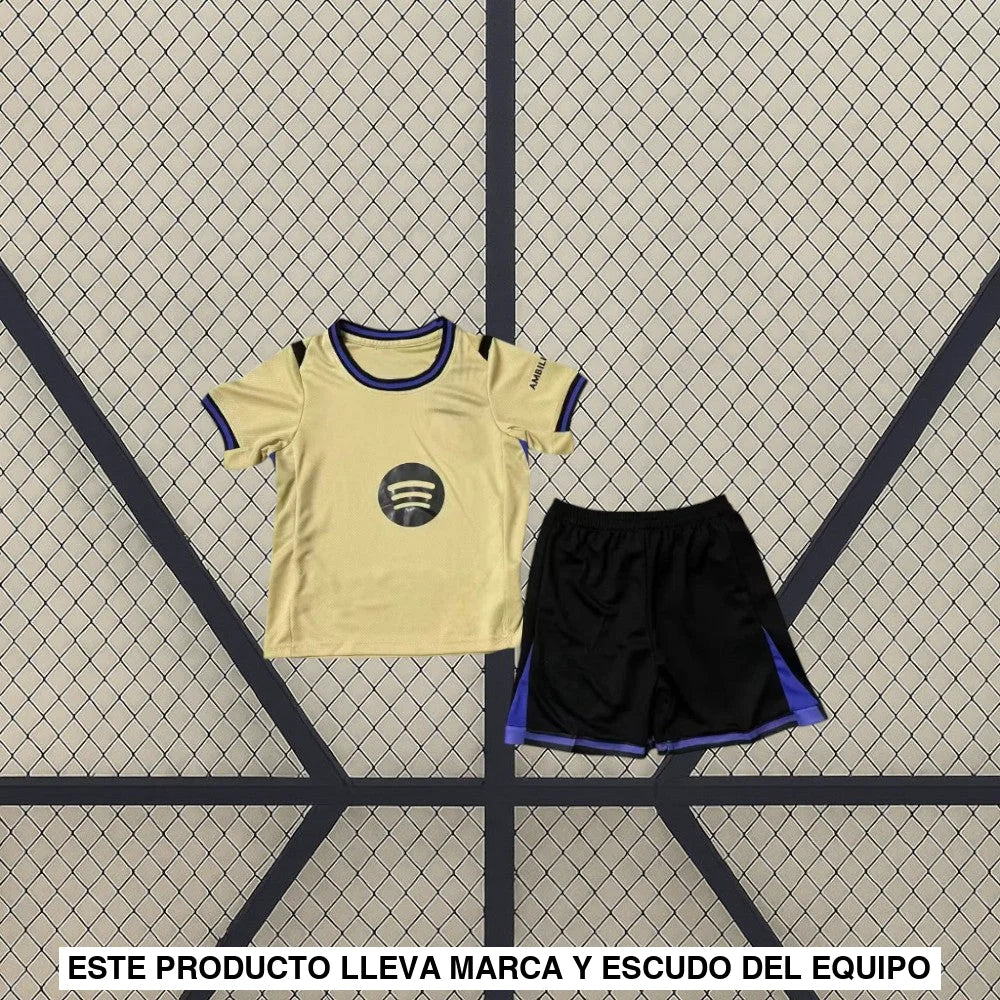 Equipación Barcelona 25-26 Visitante Niño Equipación Niño